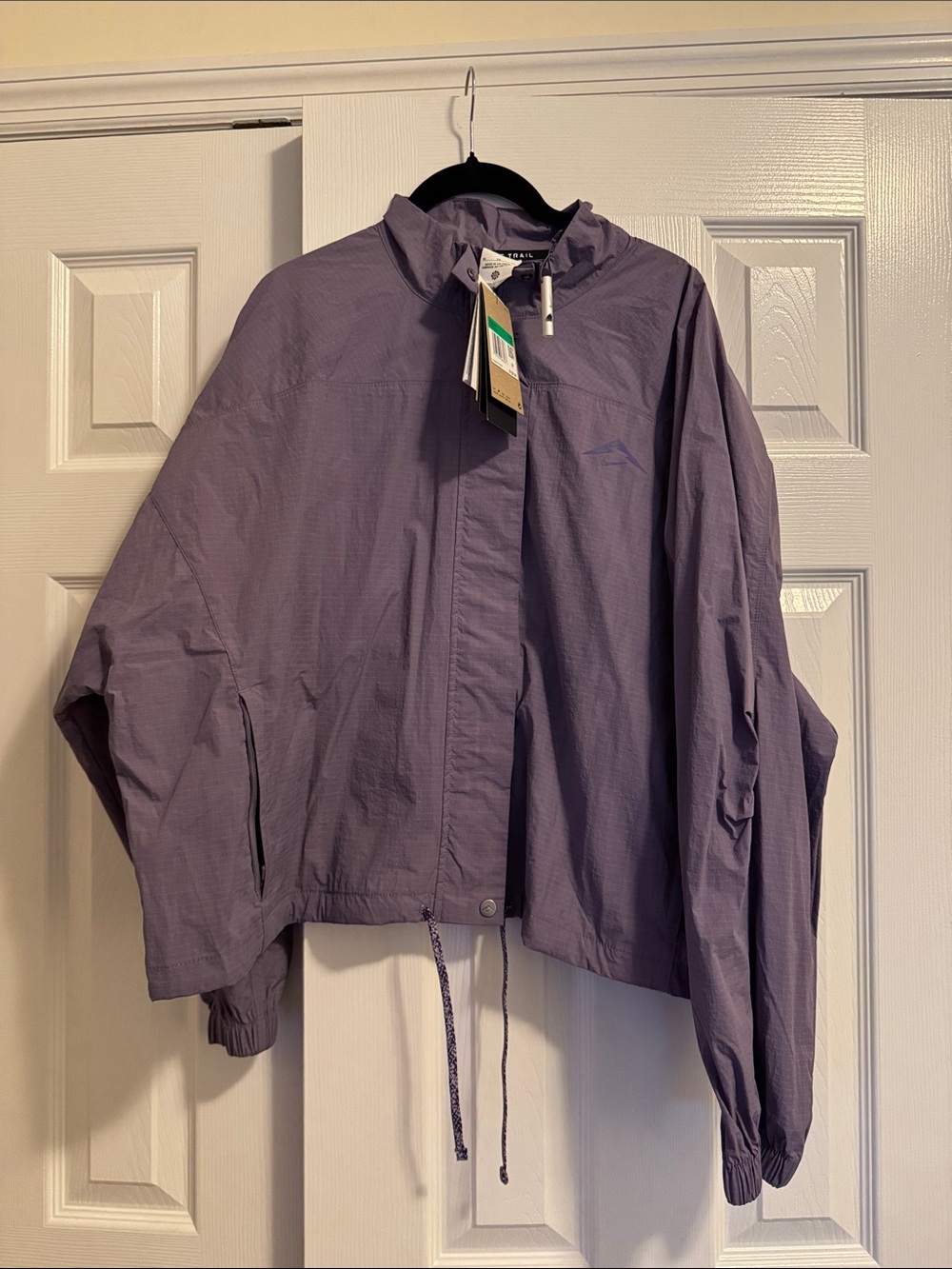 Nike Trail Lightweight Lavender Windbreaker Jacket - Women Size XL NEW WITH TAGS